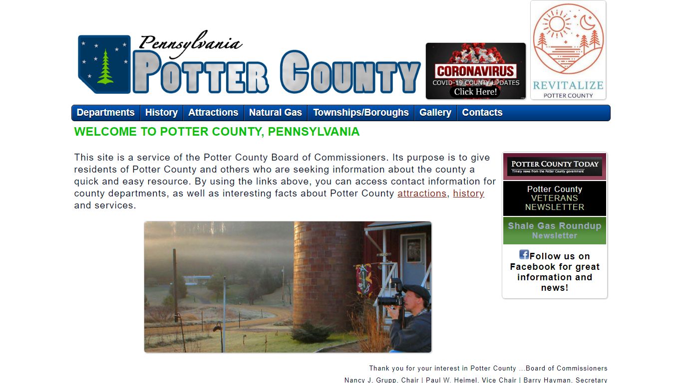 Potter County Pennsylvania - Attractions, Government Information and ...